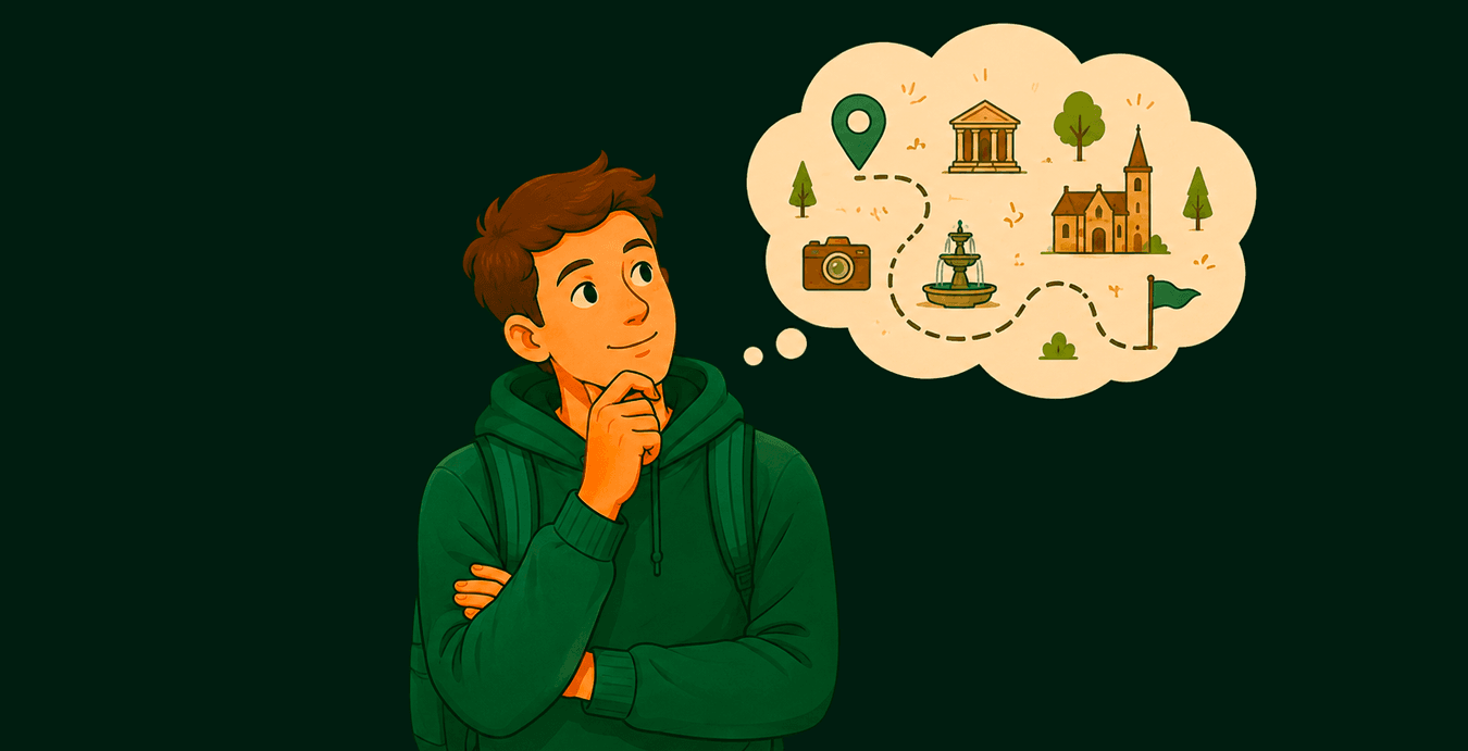 Créateur imaginant son parcours